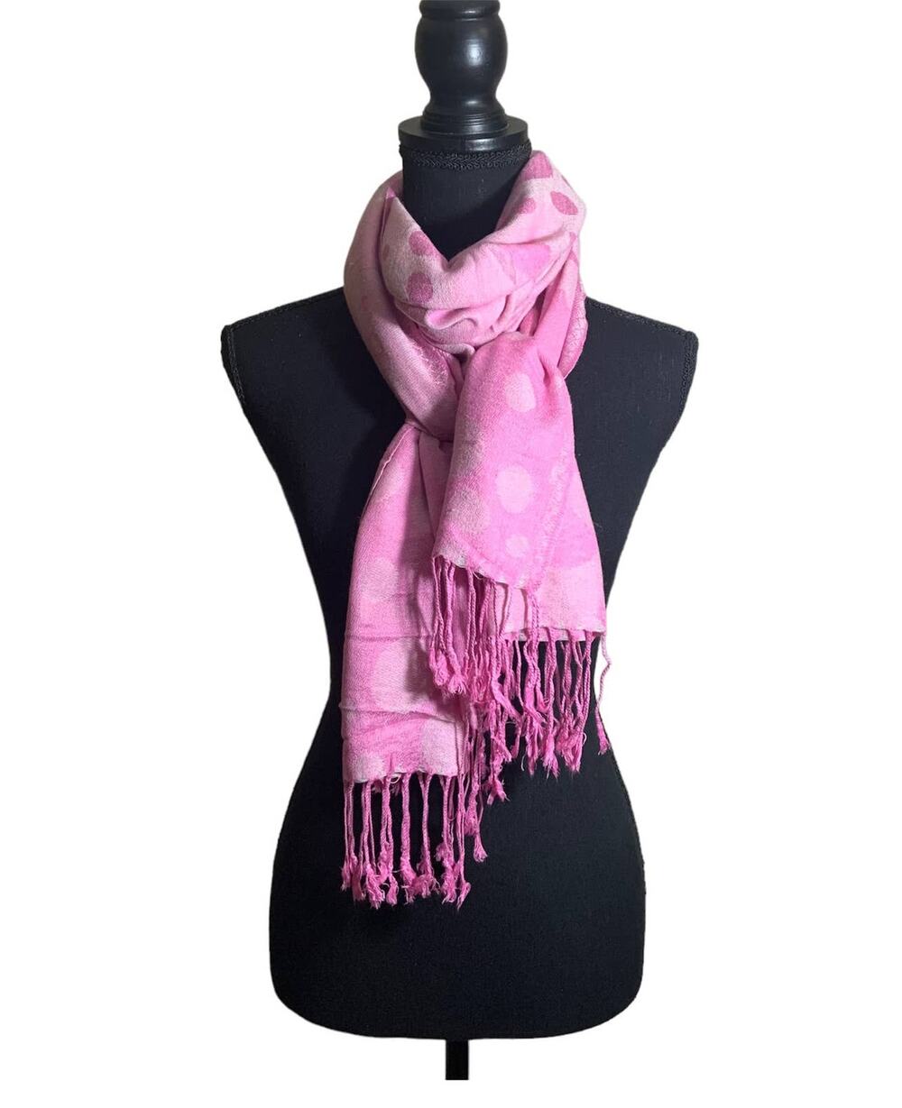Women's Pashmina Long Boho Oversized Silk Fringe Wrap Scarf Shawl Size L